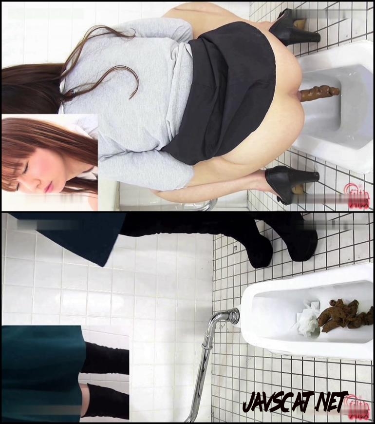 BFFF-77 Spy camera in public toilet filmed poop girls (2018 | 1.14 GB | FullHD)
